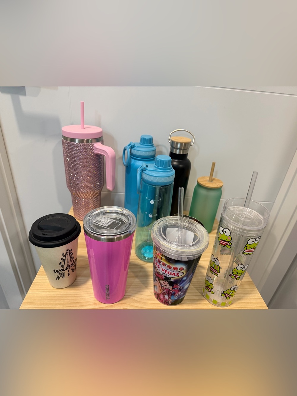 Water bottles and tumblers